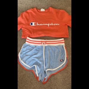 Champion short set super cute